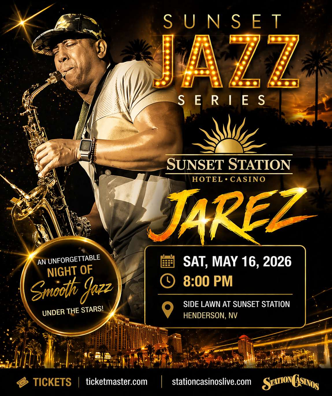 JAREZ Sunset Jazz Series flyer